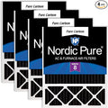 Nordic Pure 20x25x5 Lennox Replacement Pleated MERV 8 Air Filter 4 Pack | by NordicPure