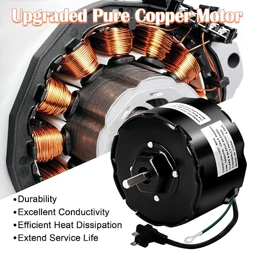 Hiorucet JA2C028G Bathroom Exhaust Fan Motor Replacement - Image 4