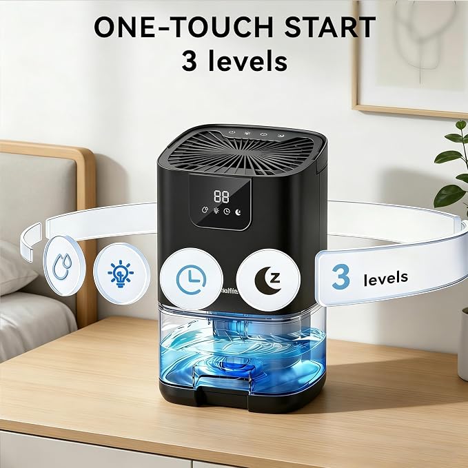 Dehumidifier, 35OZ（350sq ft）Small Dehumidifier - Image 3