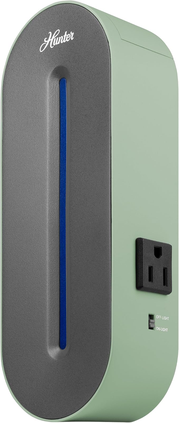 Hunter Plug-in UV Air Sanitizer, Sage – Whisper Quiet UV-C Air Sanitizer by HunterFanCompany