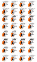 Caster Wheels, 3 Inch Casters Pack of 32, Locking Castors by BOSGEOT