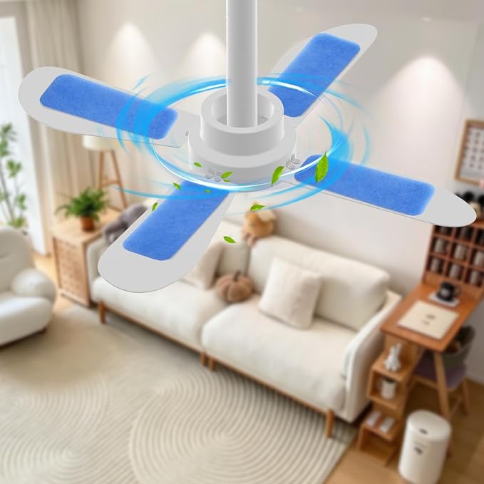 20 Pack Ceiling Fan Filters, Easy-Stick Universal Air Filter - Image 6