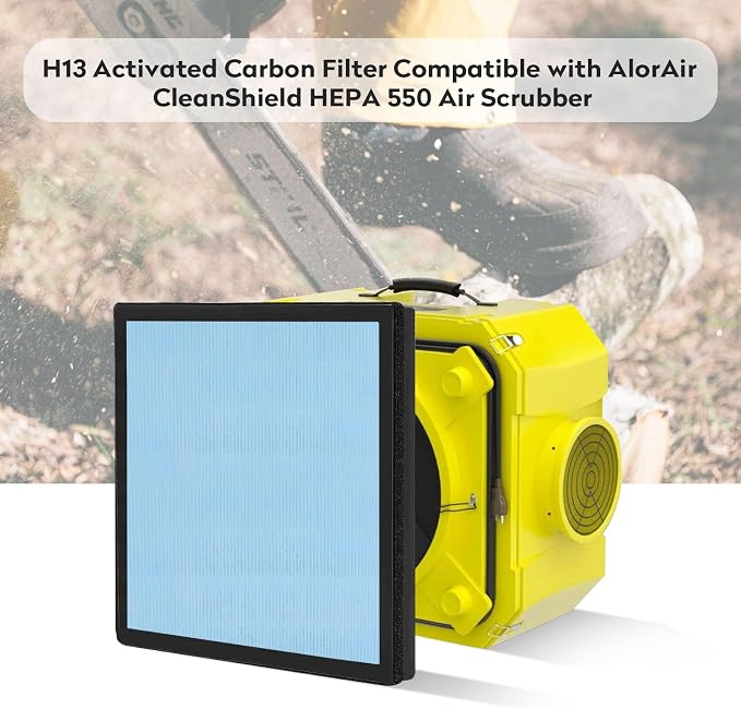 3 Pack HEPA 550 Filter, HEPA& Activated Carbon Filter Replacement Compatible - Image 3