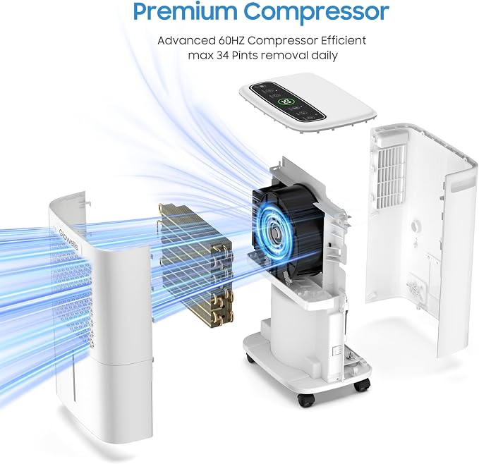 2500 Sq.Ft Dehumidifier for Basement - Image 8