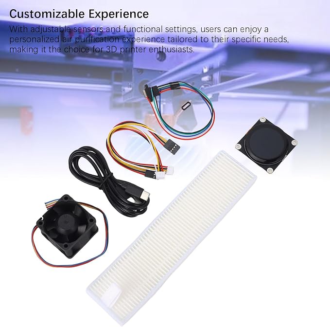 Sorandy 3D Printer Air Filter, LCD Display Real Time Monitoring Air Purifier - Image 5