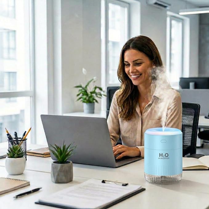 SZO Plant Humidifier Indoor, 500ml Blue - Image 5
