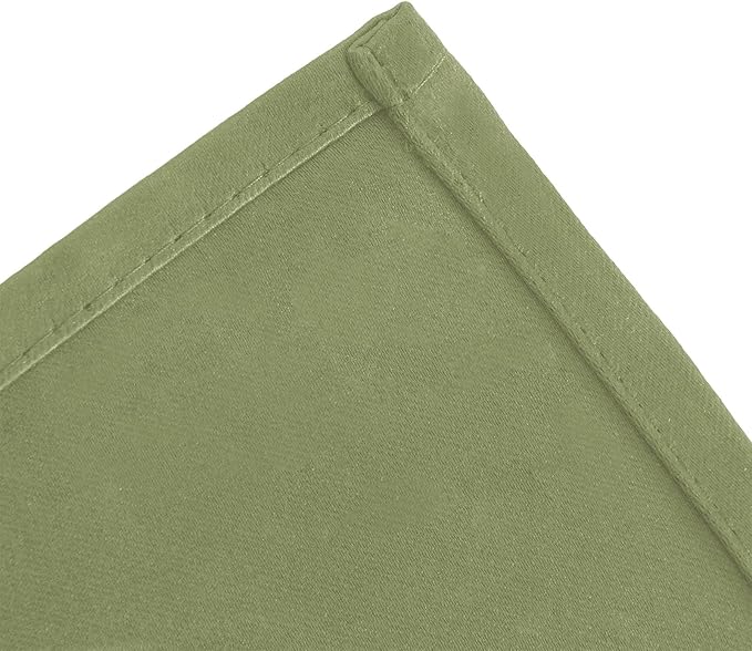 LEMOMO Sage Green Thermal Blackout Curtains/52 x 95 Inch/Set of 2 Panels Room Darkening Curtains for Bedroom
