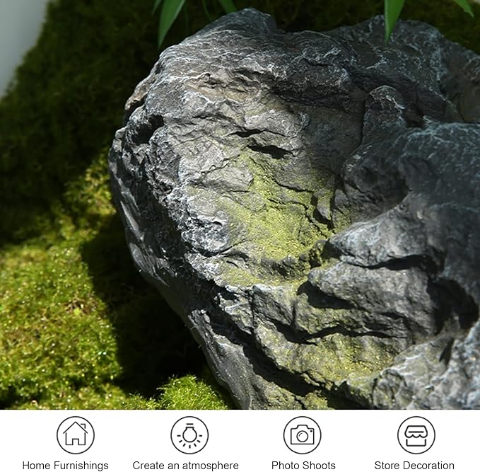 Outdoor Fake Rock Cover Realistic Lightweight Fiberglass Artificial Landscape - Image 4