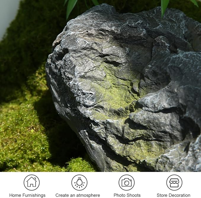 Outdoor Fake Rock Cover Realistic Lightweight Fiberglass Artificial Landscape - Image 4