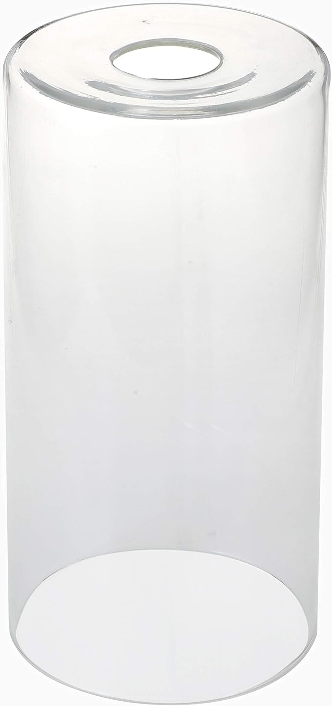 GoLucky Clear Cylinder Clear Glass Shade Accessory Glass Lamp Fixture Shade by Unknown