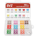 110Pcs Low Profile Mini Automotive Fuse Kit, Blade Fuses Assortment kit by Unknown