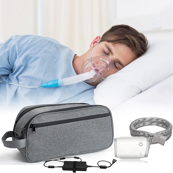 CPAP Travel Bag for ResMed AirMini Machine, Portable Storage Organizer Case - Image 7