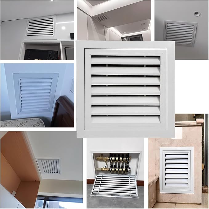 Outside Mounted Gable attic Vent Covers, air Return Vent Cover - Image 6