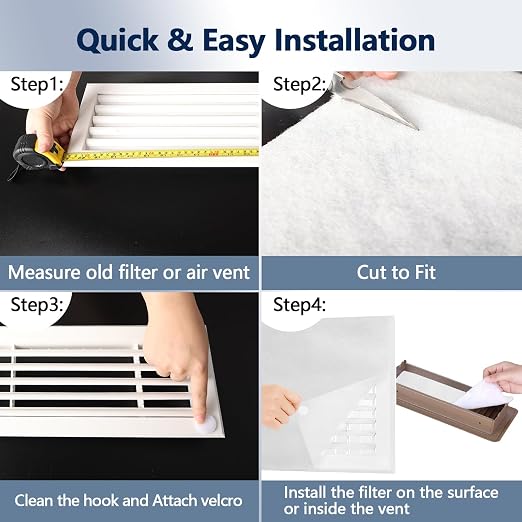 MERV 8 Air Vent Filters 20x99 Inch, Cut to Size Air Filter Material, - Image 6