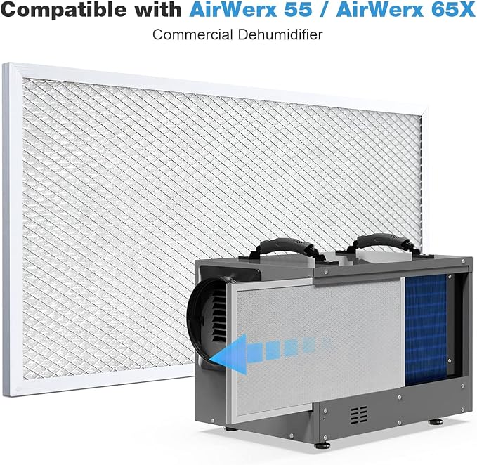 BASEAIRE 4 Pack MERV-8 Filter Replacement Set - Image 4