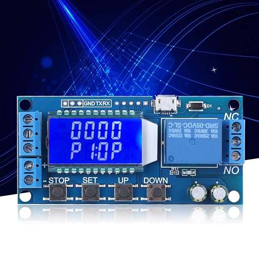 Delay Timer Relay Module, LCD programmable Cycle Switch - Image 2