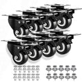 1.5" Casters Set of 8 Heavy-duty Industrial Caster Wheels by GcFoir
