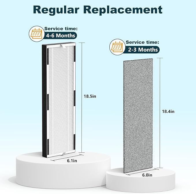 2-Pack HP600 Replacement Filter, Compatible - Image 2