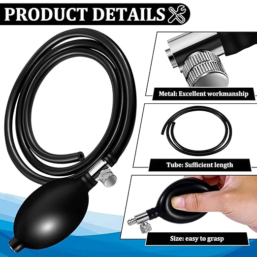 Fabbay 1 Set Blood Pressure Bulb Pump Replacement Rubber Inflation Bulb - Image 3