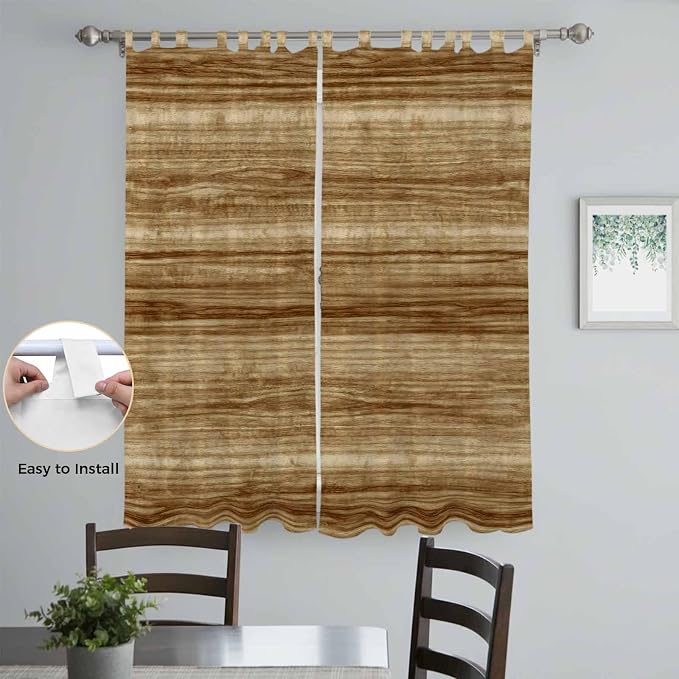 Vintage Western Living Room Curtains 96 Inch Length, Window Curtains Tab Top - Image 4
