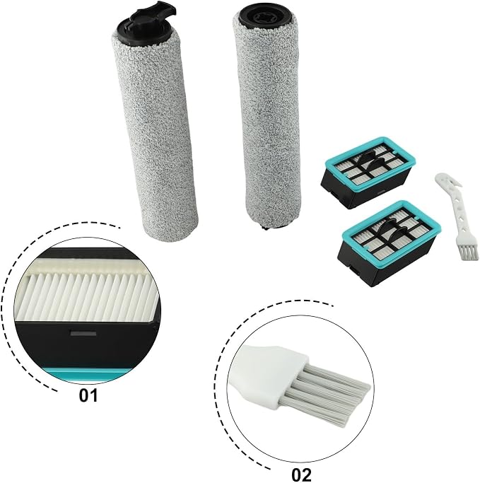 5PCS Vacuum Attachments For Bissell For CrossWave 3831 HF2 3845 3847 3848 No. - Image 4