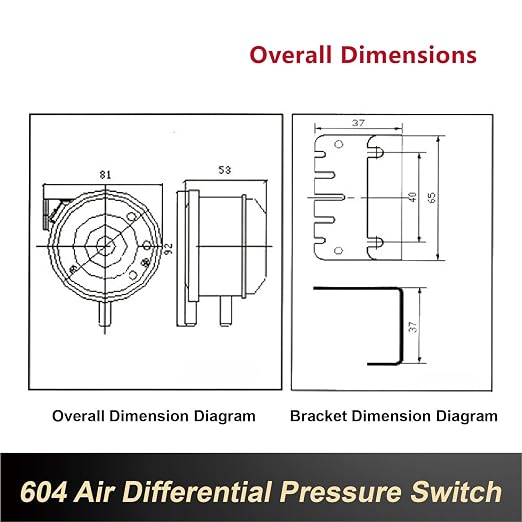 1pcs 604 Micro Differential Pressure Switch - Image 6