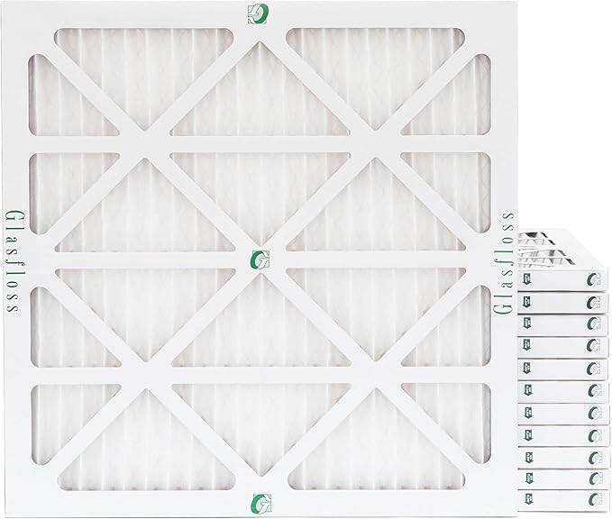 Glasfloss 16x16x1 MERV 13 AC & Furnace Air Filters. Case of 12. Actual Size: by Glasfloss