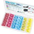 TICONN 200 Pcs Nylon Spade Quick Disconnect Connectors Kit, Electrical by TICONN