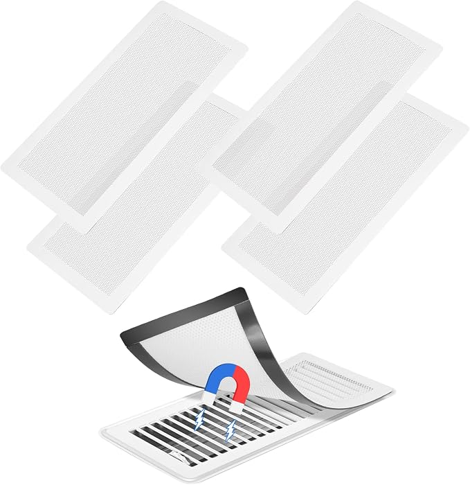 Extra Strong Magnetic Floor Vent Covers, Upgrade Air Vent Screen Cover by MAGNETICVENTCOVERS