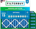 Filterbuy 10x10x2 Air Filter MERV 13 Optimal Smoke & Allergy Defense, by Filterbuy