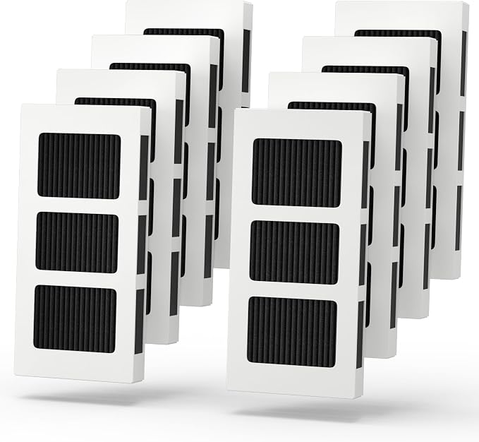 8 PACK Upgrade Refrigerator Air Filter Replacement by FinestHomeDecor