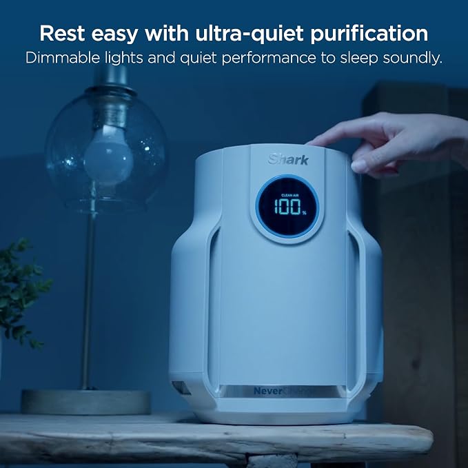 Shark Air Purifier for Home, NeverChange Compact Pro, for Bedroom, Home Office - Image 9