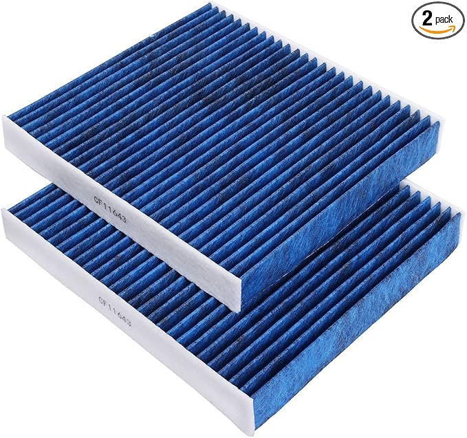 2-Pack CF11183 HEPA Cabin Air Filter Fits by Forccord