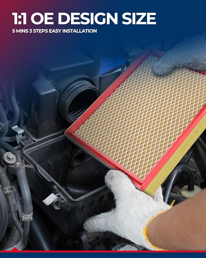 KAX Engine Air Filter, CA12260 Replacement - Image 7