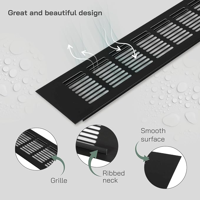 Vent Systems 19.69 x 3.15 Rectangular Door Vent - Image 3