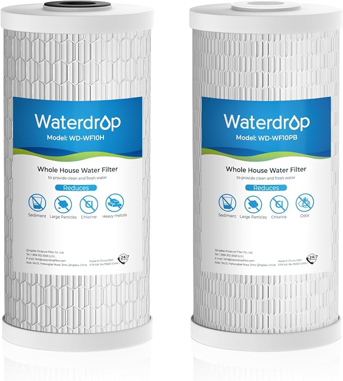 Waterdrop WF10PBH Whole House Water Filter, Compatible by Waterdrop