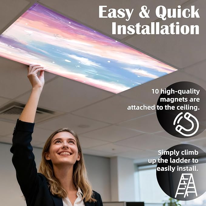 Fluorescent Light Covers -1PCS 4x2 Feet Classroom Covers - Image 3