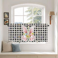 Easter Kitchen Tier Curtains 24 Inch Long 2 Panel Set, Rod Pocket Cafe Small by Unknown