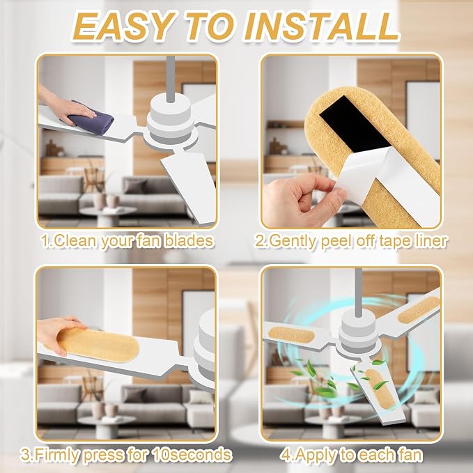 Tuanse 15 Pack Ceiling Fan Filters - Image 6