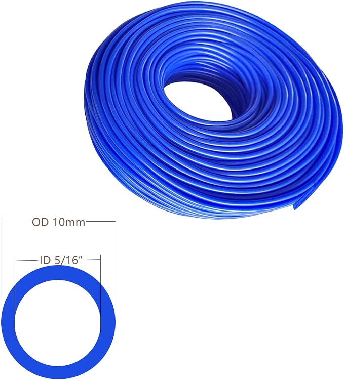 ID 5/16'' Air Hose for Automatic Rabbit Watering System 32.8ft PU Tubing for - Image 2