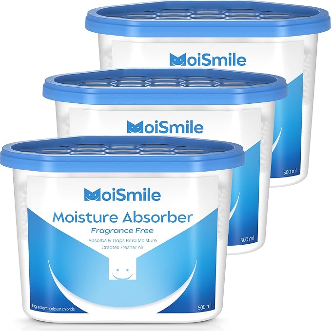 Moisture Absorbers, Fast Acting Humidity Absorber & Odor Eliminator, Long by MoistureAbsorbers