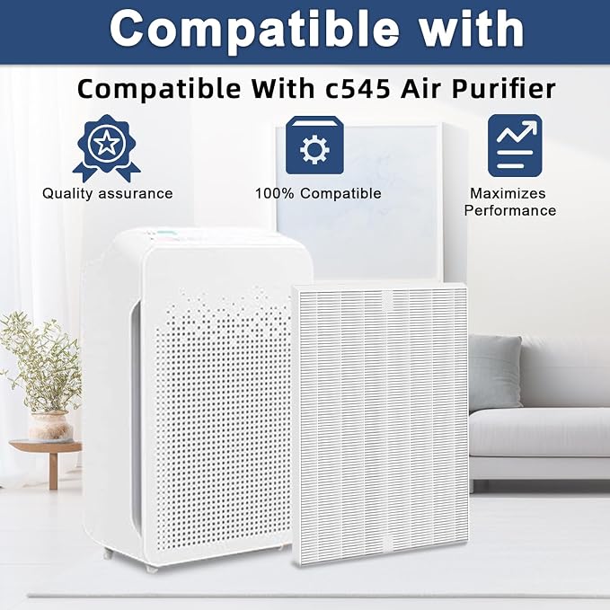 8 Pack C545 Replacement Filter S Compatible - Image 3