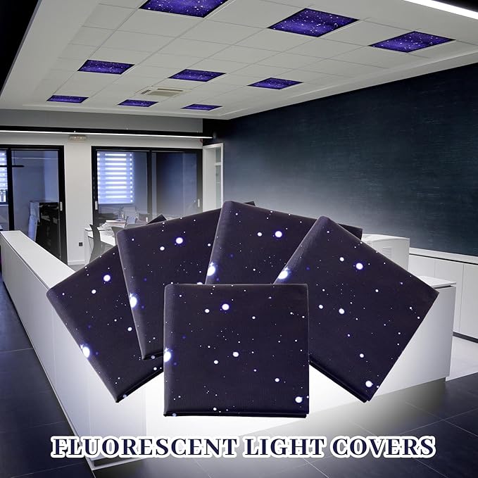 Hortsun 6 Pcs Fluorescent Light Covers - Image 2
