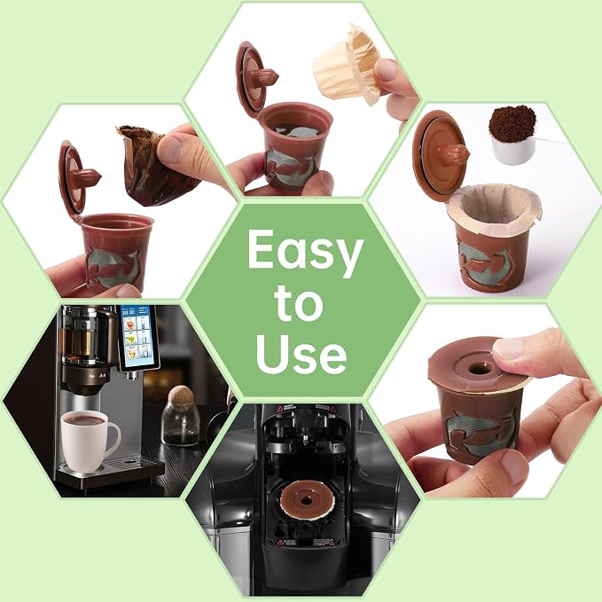 Aussen Disposable Coffee Paper Filters Replacement Kerig Filter Fit All Keurig - Image 3