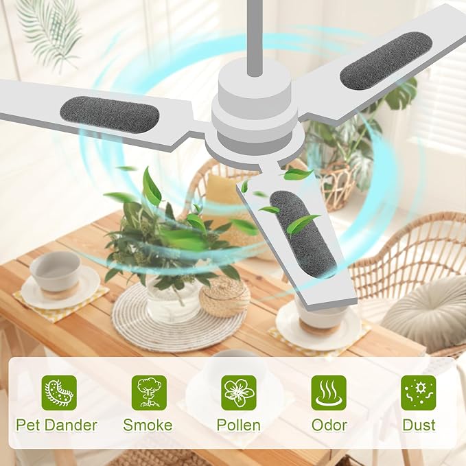 Tuanse 10 Pack Ceiling Fan Filters - Image 4