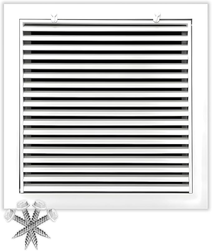 12" X 12" Aluminum Return Filter Grille by HVACPremium