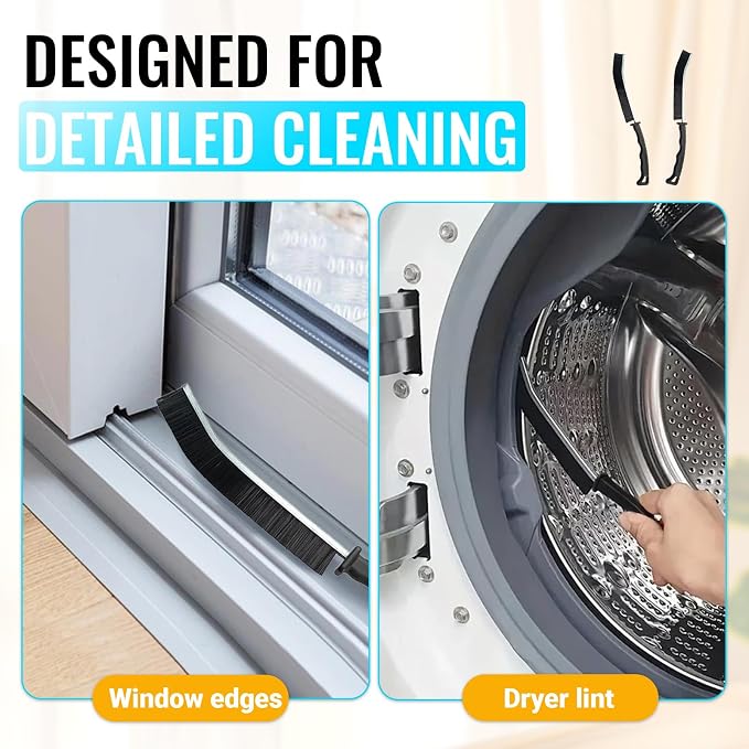 5 Pack Dryer Vent Cleaner Kit, Extra Long Flexible Brushes - Image 5