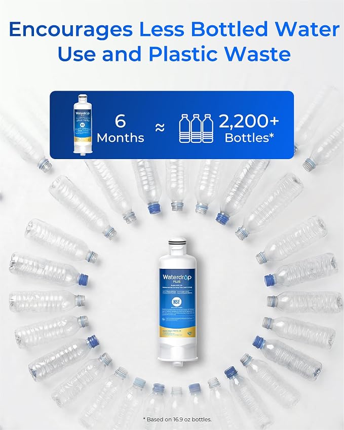 Waterdrop Plus WDP-F45 Refrigerator Water Filter, Replacement - Image 8