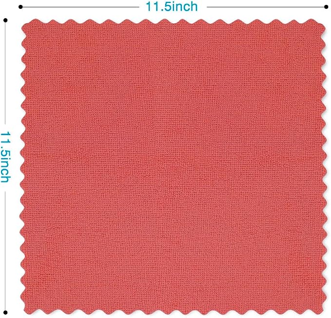 Orighty Microfiber Cleaning Cloth Bulk, Shop Towels Shop Rags 50 Pack, Reusable - Image 5