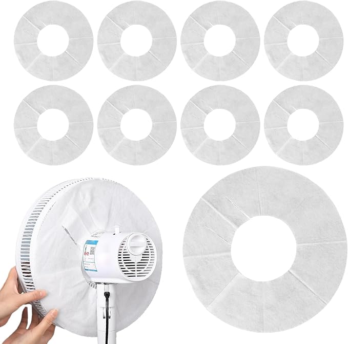 Summer Fan Dust Covers, Electric Fan Dust Cover | Easy Removal Guard Filter by Unknown